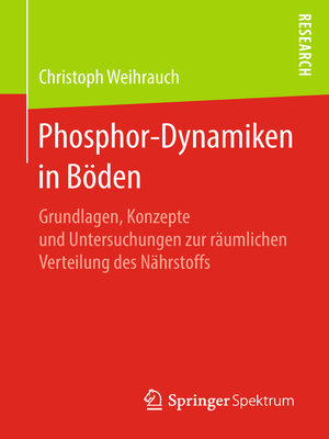 cover image of Phosphor-Dynamiken in Böden